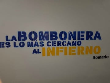 Todas las frases pintadas en La Bombonera