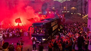 Celebración de la Copa del Rey.