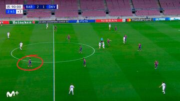 Está volando en las redes:  Messi, en el 92:40, con el partido ardiendo