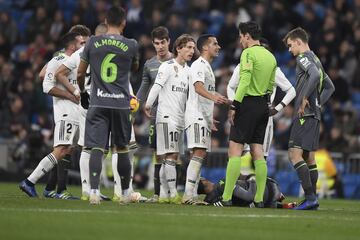 Expulsión de Lucas Vázquez