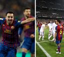 Xavi y una historia de luces y sombras en el Bernabéu