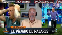 El loro de un ex árbitro de Primera se pone a cantar el himno del Madrid en pleno directo del Chiringuito