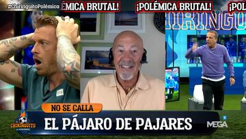 El loro de un ex árbitro de Primera se pone a cantar el himno del Madrid en pleno directo del Chiringuito