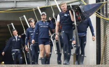 Entrenamiento del equipo de la Universidad de Oxford. 