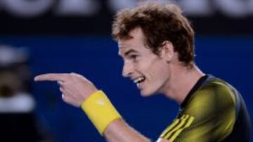 Murray, feliz tras el triunfo.