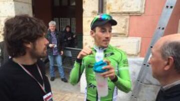 Óscar Freire, junto al ganador, Díaz Gallego.
