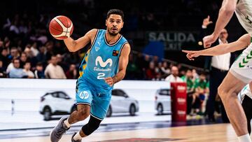 Alec Wintering, base del Movistar Estudiantes, ante el Amic Castell車.