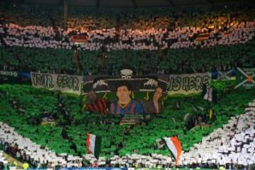 Ambientazo en Celtic Park.