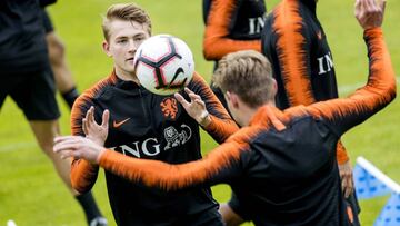 De Ligt se prepara para la Liga de Naciones. 