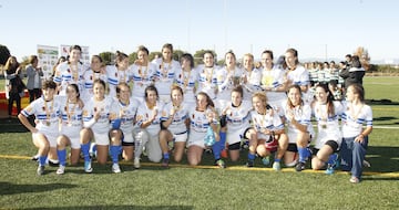 El Olímpico de Pozuelo se proclamó campeón de la primera
Copa Ibérica de la historia. Ganadoras de la última Liga Iberdrola, vencieron al Sporting de Lisboa 25-17. Así son las chicas del Omega (símbolo que llevan en su escudo), preparadas para todo.