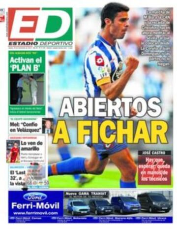 Portadas de la prensa deportiva