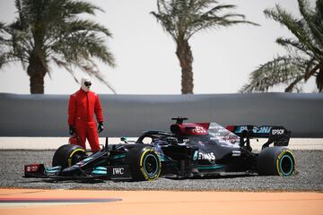 El debut de Alonso con el Alpine en im¨¢genes