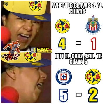 Los memes celebran al Cruz Azul y acaban con América