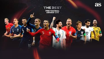 Real Madrid lead the list of 'The Best' nominees