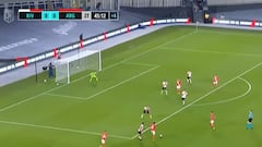 De otro partido: así fue el golazo de Florentín para que Argentinos le gane a River en el Monumental
