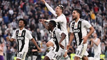 Los jugadores de la Juventus celebran el Scudetto