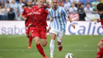 Castillejo ha cuajado una gran temporada en las filas del Málaga.