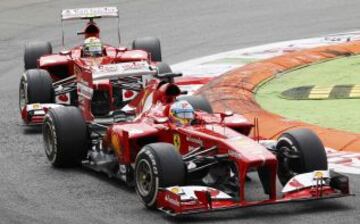 Fernando Alonso y Felipe Massa.