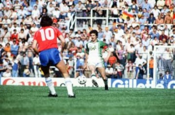 Argelia, 1982: Fue en el mundial de España 82 por la fase de grupos. Chile cayó 2-3 y cerró sin triunfos ese torneo. 