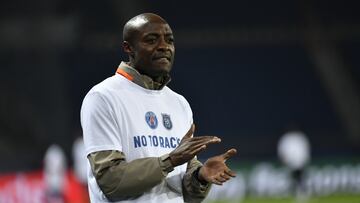 Pierre Web¨®, durante un partido de Champions del Basaksehir contra el PSG.