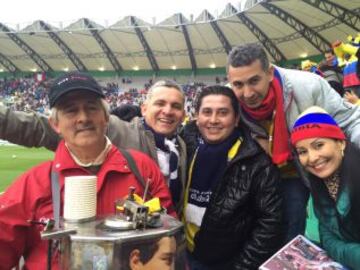 Estadio Germán Becker se viste de amarillo, azul y rojo