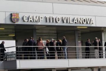 El Barcelona inaugura el 'Campo de entrenamiento Tito Vilanova'