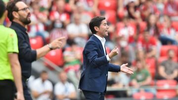 Marcelino ante Bordalás en San Mamés.