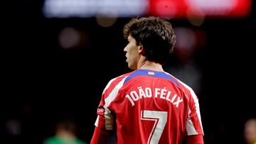 João Félix, durante un partido del Atlético.