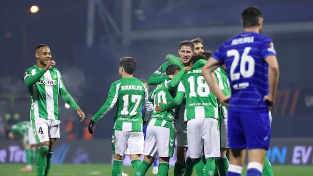 El Betis se pasea en Zagreb