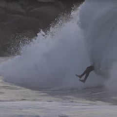 La ola The Wedge, grande como no se recuerda en esta época