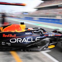 Lluvia y tensión en Barcelona