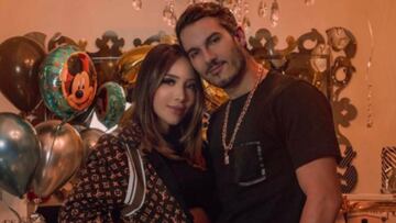 La famosa influenciadora estuvo festejando los 29 a&ntilde;os de vida del cantante colombiano y padre de su hijo.