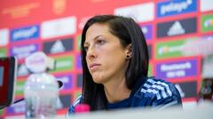 01/09/22 FUTBOL FEMENINO SELECCION ESPAÑOLA ESPAÑA
RUEDA DE PRENSA DE IRENE PAREDES  JENNI HERMOSO Y PATRI GUIJARRO CAPITANAS 