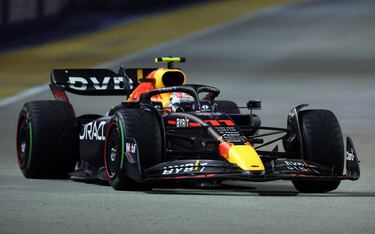 Checo Pérez saca la casta y largará segundo en el GP de Singapur