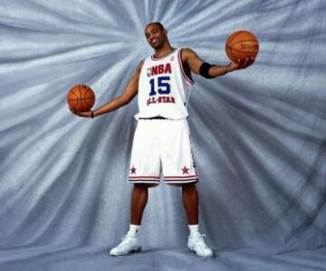 Vince Carter con la Conferencia Este en el All Stars del 2003.