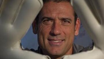 <b>AL MANDO. </b>El meta Andrés Palop posa para AS después de la primera sesión de entrenamiento de ayer.