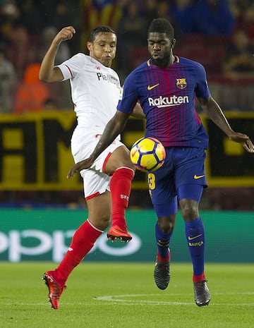 Umtiti y Luis Muriel.