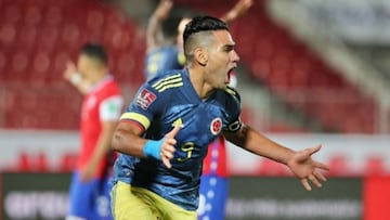 Falcao García en un partido de la Selección Colombia