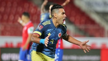 Falcao Garc&iacute;a en un partido de la Selecci&oacute;n Colombia