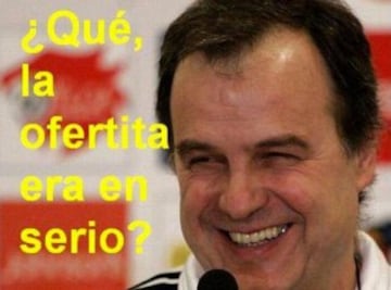 Los memes que se burlan de Bielsa