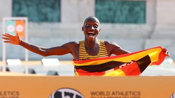 Victor Kiplangat, oro de la maratón en Budapest.