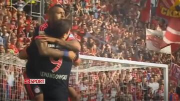 Los poco recordados golazos que dejó la sociedad de Vidal con Lewandowski en el Bayern