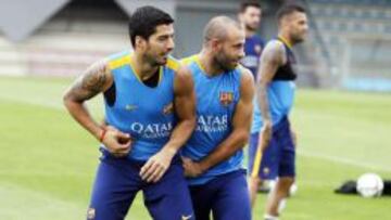 Entrenamiento del Barcelona
