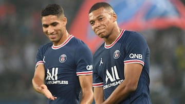 Mbappe y Achraf