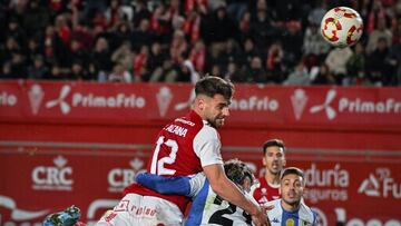 Alcaina le dio los tres puntos al Real Murcia ante el Hércules CF.