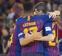Barça y Palma amplían el pleno con dos goleadas