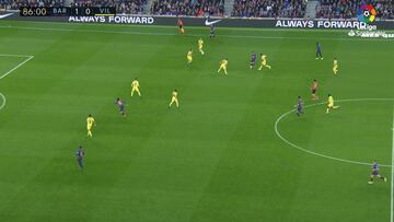 Cómo dejar congelados a 7 rivales a la vez: la última locura de Messi