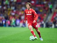 Marcel Ruiz ya volvió con el Toluca frente a Galaxy tras su lesión de rodilla.