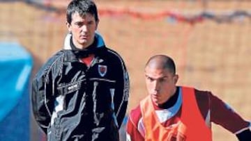 <b>CONFIANZA CIEGA. </b>El entrenador soriano destaca el trabajo del delantero en favor del equipo.