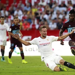 1x1 del Celta: Aidoo fue otra vez un muro infranqueable